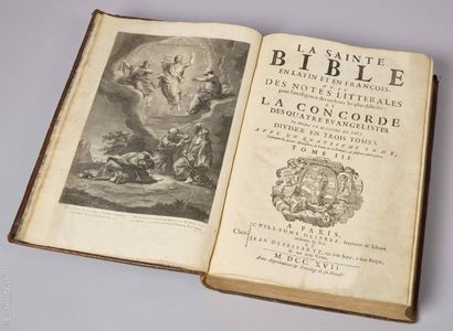 BIBLE DE SACI 
La Sainte bible en latin et...