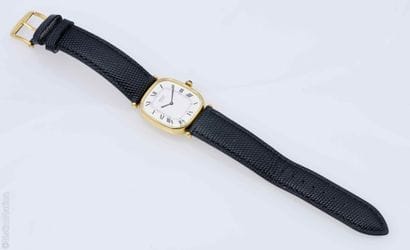 SEIKO. 
18K gold (750/°°) wristwatch, rectangular...