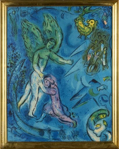 D'après Marc CHAGALL (1887-1985)

La lutte...