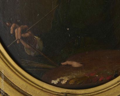ART DU XIXe - FICHEL 
Eugène Fichel (1826-1895)

Portrait...