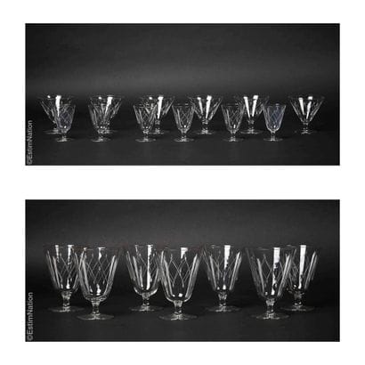 TABLEWARE - GLASSES
Glass serving set with...