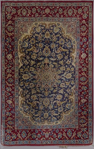 TAPIS
ISPAHAN XXe Siècle 

Tapis en laine...