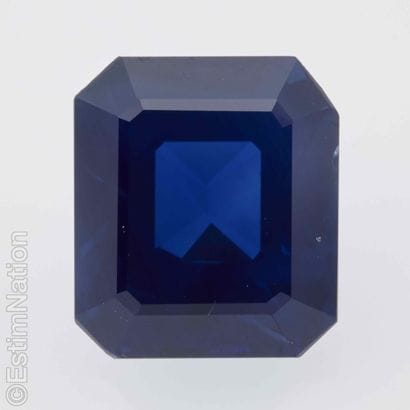 SYNTHETIC SAPPHIRE ON PAPER
A rectangular,...