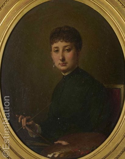 ART DU XIXe - FICHEL 
Eugène Fichel (1826-1895)

Portrait...