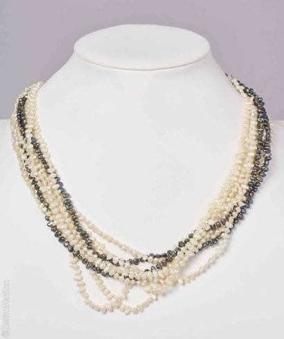 STRINGS OF KESHI BEADS
Multi-strand braided...