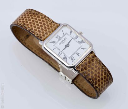 CHOPARD GENEVA
Flat watch with a square case...