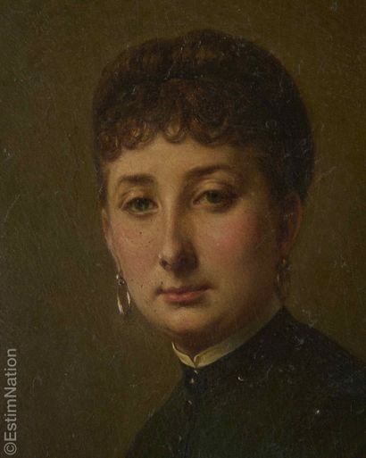 ART DU XIXe - FICHEL 
Eugène Fichel (1826-1895)

Portrait...