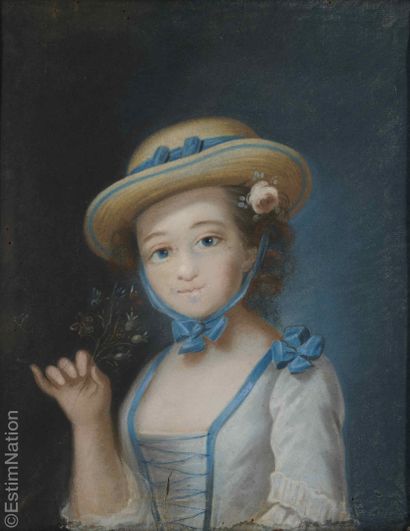PASTELS XIXE
École française dans le goût...
