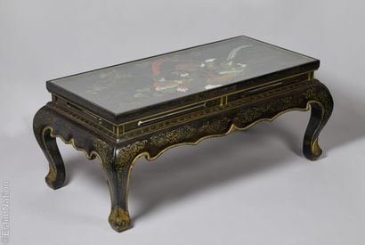 CHINA
Rectangular carved wood coffee table...