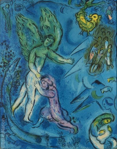 D'après Marc CHAGALL (1887-1985)

La lutte...