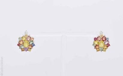 SILVER SAPPHIRE EARRINGS
A pair of 925/°°...