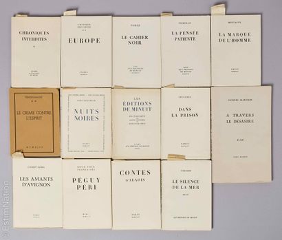 BIBLIOPHILIE - EDITIONS DE MINUIT
ÉDITIONS...