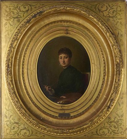 ART DU XIXe - FICHEL 
Eugène Fichel (1826-1895)

Portrait...