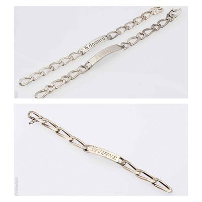 SET OF THREE SILVER BRACELETS
Set consisting...