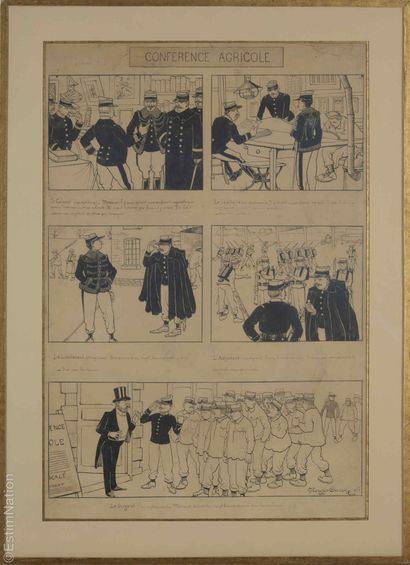 DESSIN DE PRESSE - OMRY 
Georges OMRY (1880-1914)...