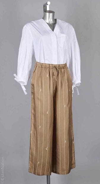 MAX MARA, S MAX MARA
PANTALON large en twill...
