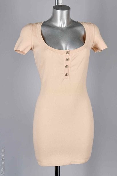 ALAIA CIRCA 1988
MINI ROBE en coton et nylon...