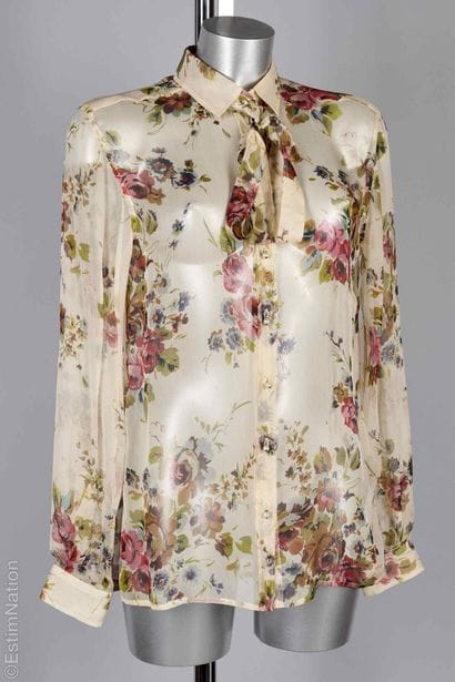 D&G DOLCE & GABBANA
BLOUSE en mousseline...