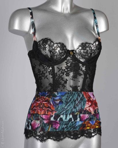 ROBERTO CAVALLI
BUSTIER guêpière à bretelles...