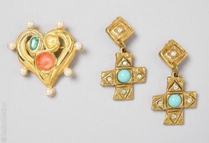 JACKY DE G, ANONYME VINTAGE
BROCHE cœur en...