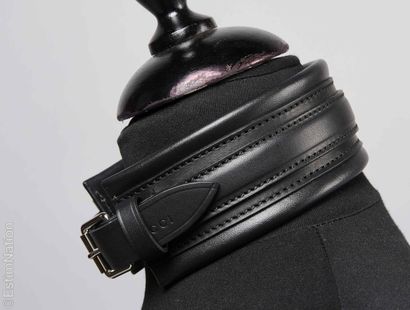 GUCCI
COLLIER DE CHIEN en cuir noir, boucle...