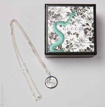 GUCCI
COLLIER en argent 925/°°composé d'une...