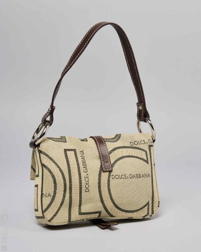 DOLCE & GABBANA VINTAGE
MINI SAC tissé mastic...