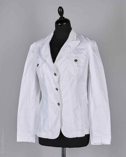 KENZO JEANS
VESTE en coton façon denim blanc,...