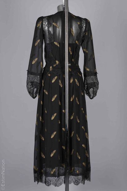 THE KOOPLES
ROBE longue en polyester noir...
