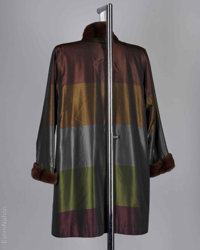 YVES SALOMON
MANTEAU-PELISSE 3/4 en taffetas...
