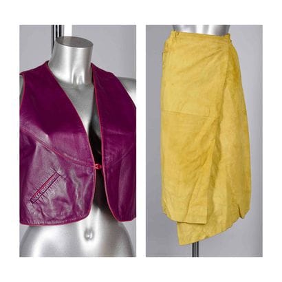 CHARLES JOURDAN CIRCA 1980
GILET en agneau...