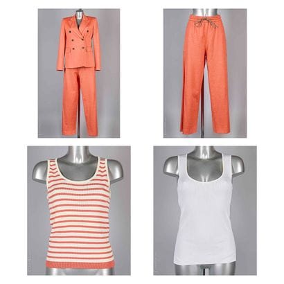 MAX MARA, S MAX MARA
TAILLEUR tissé corail...