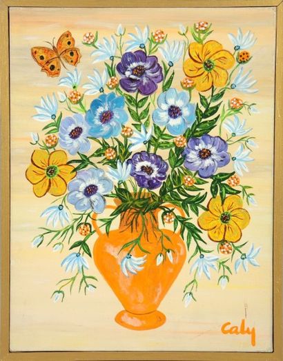 Odette CALY (1914-1993)
Deux huiles sur toiles...