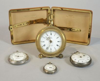 LOT DE MONTRES ET REVEILS
Montres de gousset...