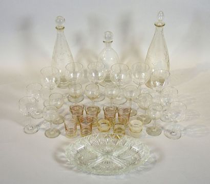ARTS DE LA TABLE - VERRERIES
Partie de service...