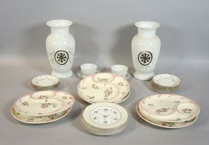 DIVERS ARTS DE LA TABLE
Service de 12 assiettes...