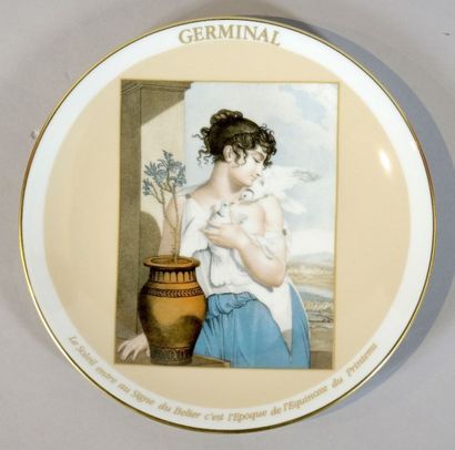 HAVILAND
Lot de 12 assiettes HAVILAND en...