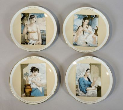 HAVILAND
Lot de 12 assiettes HAVILAND en...