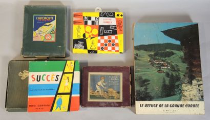 Jouets anciens dont jeu de construction,...