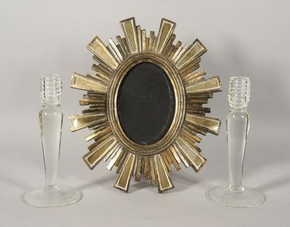 LA MAISON DU ROY & DIVERS
Petit miroir ovale...