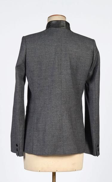 SANDRO
VESTE en laine mélangé chiné gris...