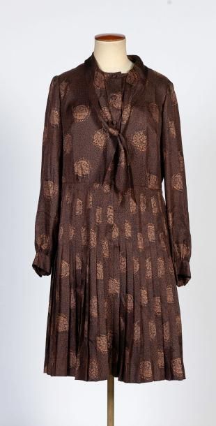 JALAIN COUTURE vintage
ROBE en soie imprimée...