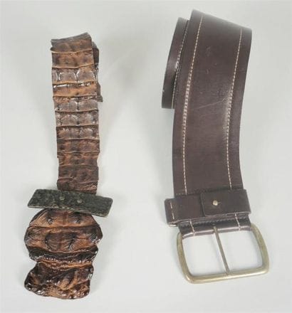 CLAUDIO ORCIANI, ANONYME
CEINTURON en cuir...