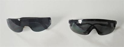 KENZO, VUARNET
DEUX PAIRES DE LUNETTES de...
