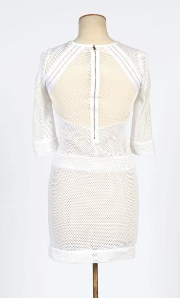 IRO
ROBE en tulle et résille polyamide blanche...