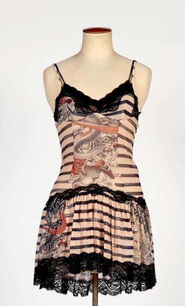 JEAN PAUL GAULTIER SOLEIL
ROBE en résille...
