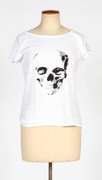 AYO, REBELLE CASHMERE
T-SHIRT en lin blanc...