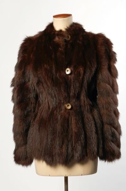 ANONYME Vintage 
VESTE en Pekan, manches...