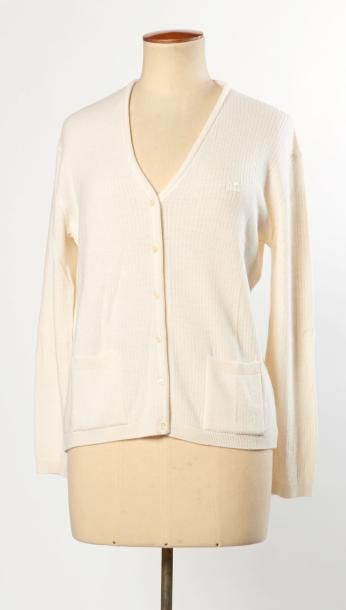 COURREGES Paris circa 1980
CARDIGAN en tricot...