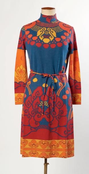 LEONARD vintage
ROBE en jersey de laine mélangée...